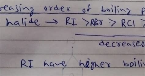 Haloalkane: physical properties