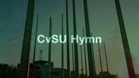 Cvsu Hymn With Lyrics Youtube