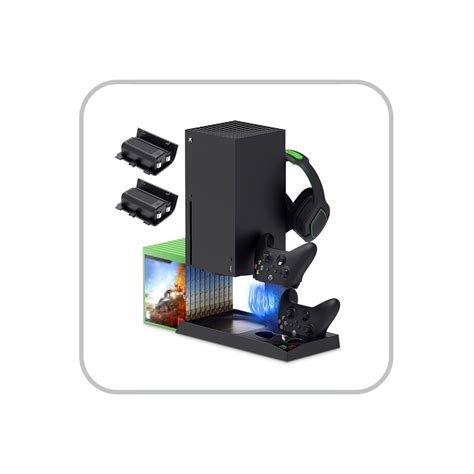 Vertical Cooling Stand Compatible with Xbox Series X with Cooling Fan