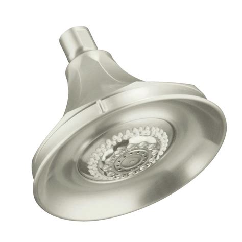 Grohe Grandera 3 Spray 5 1 4 In Wall Mount Showerhead In Starlight Chrome 26035000 The Home Depot