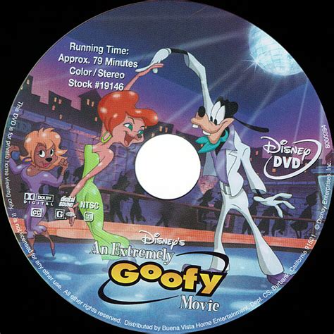 An Extremely Goofy Movie dvd label (2000) R1