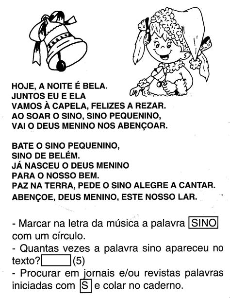 APRENDIZAGEM e ALFABETIZAÇÃO: Natal chegando/Bate o Sino/Atividades!