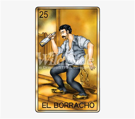 El Borracho Loteria Svg