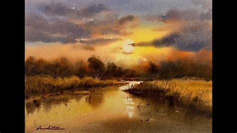 Watercolour Landscape Painting Demonstration