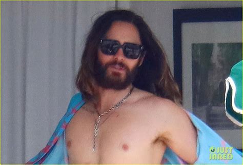 Jared Leto Goes Shirtless Scales A Rock During His Vacation In France