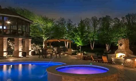 Above Ground Pool Deck Lighting Ideas - HomeAxen