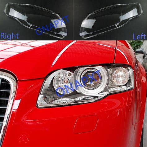 For Audi A B Car Front Headlight Lens Cover Auto Shell