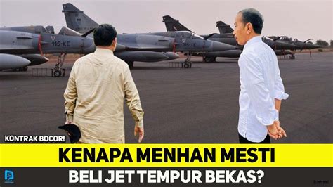 Terjadi Lagi Menhan Prabowo Beli Jet Tempur Bekas Kenapa Yaa Macan