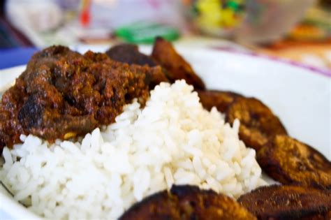 Nigerian Rice And Stew Classic Vintage Nigerian Meal Afrolems