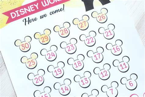 Disney Printable Calendar Printable And Enjoyable Learning