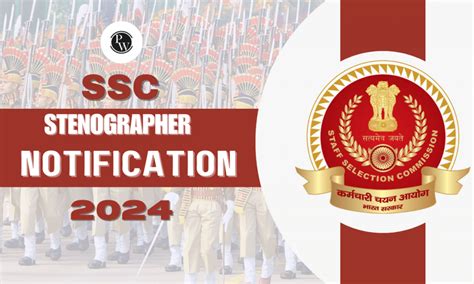 Ssc Stenographer Notification Exam Date Apply Online