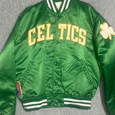 STARTER Jackets Coats Vtg 8s Boston Celtics Starter Satin Jacket