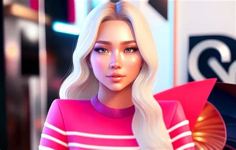 Wallpaper Girl Blonde Ai Art For Mobile And Desktop Section Resolution X