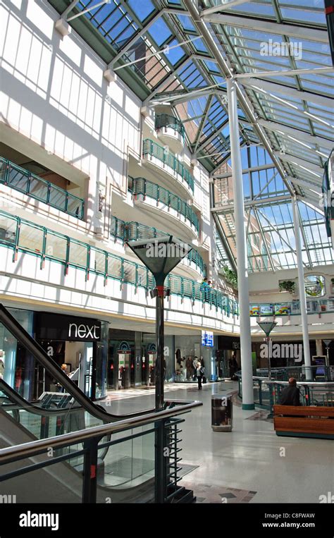 Interior view of The Harlequin Shopping Centre, The Harlequin, Watford ...