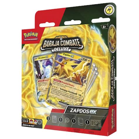 Baraja De Combate Deluxe Pokémon Tcg Español Zapdos Ex Top 8 Game