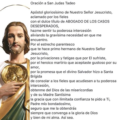 oración a san judas tadeo para la familia protegelos Artofit