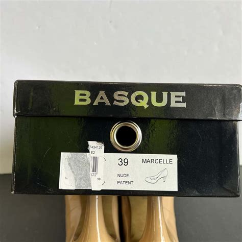 Basque Womens Size Leather Heels Nude Beige In Box S