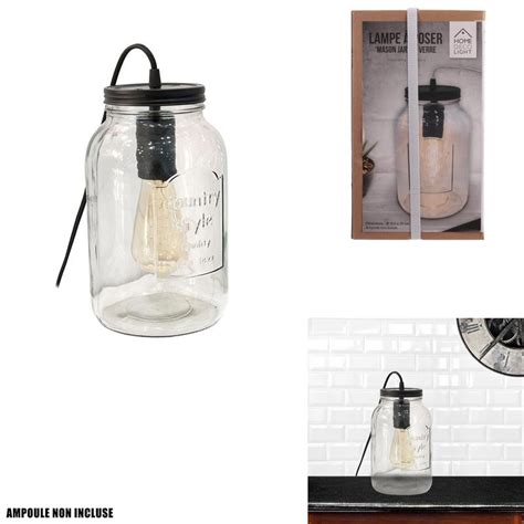 Grossiste Lampe Poser Mason Jar Tradaka