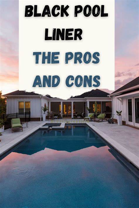 Black pool liner - the pros and cons | Swimming pool liners, Pool liner, Pool liner repair