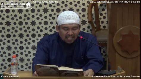 Ustadz Abu Ghozie Kitab Al Wajiz Fii Aqidatis Salafus Sholih Rabu