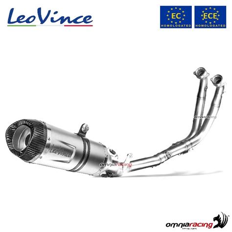 Leovince Full Exhaust System Lv One Evo Steel Homologated For Yamaha