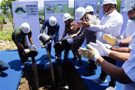 Groundbreaking Spbt Csr Bank Mandiri Bupati Tamba Ingin Jaga Harga