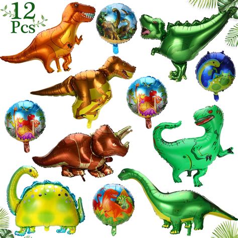 Jurassic World Dominion 8th Birthday Party Supplies Dinosaur Balloon Bouquet Decorations Lupon