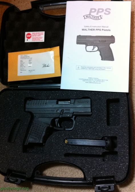 Gunlistings.org - Pistols Walther PPS 9mm 1x7-clip NIB