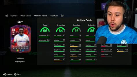 Auzio Reacts To NEW 84 Sarr SBC YouTube