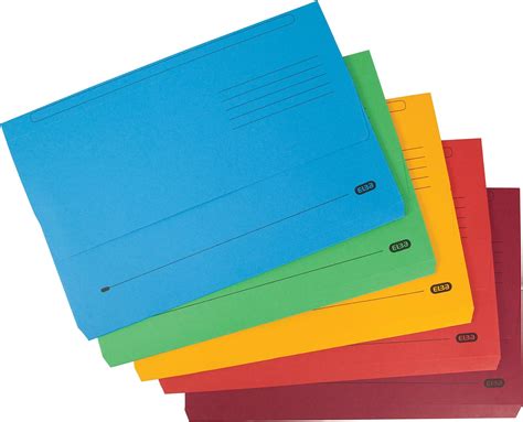 Elba Lot De 10 Chemises A4 Couleurs Assorties Format A4 Amazon Fr