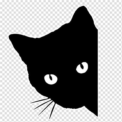 Black Cat Kitten Silhouette Cat Transparent Background Png Clipart