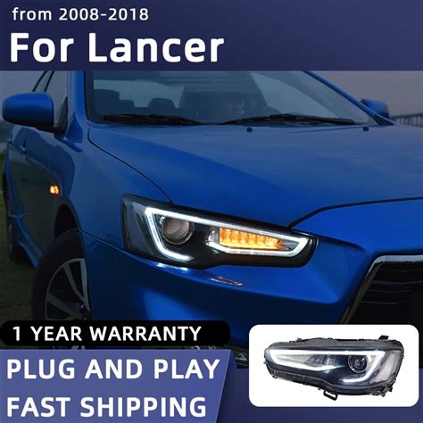 Car Styling Headlights For Mitsubishi Lancer Led Headlight 2008 2018