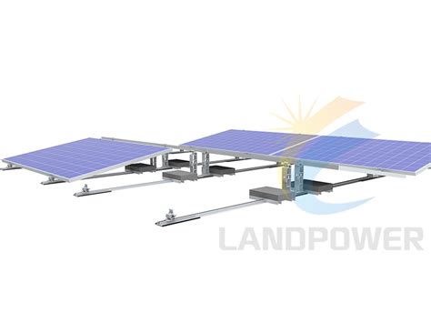 Fabricante OEM Estructura Solar De Techo Plano Para Panel Grande