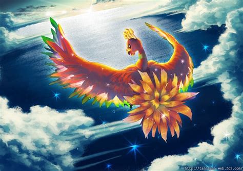 Ho Oh Pok Mon Image By Abe F Mixture Zerochan Anime