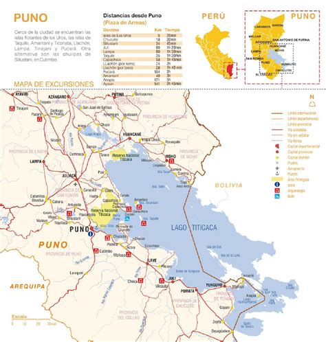 Mapa Puno By Visit Peru Issuu