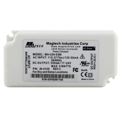 Magtech M9 U24 0350 Constant Current AC Dimming LED Driver 14 24Vdc