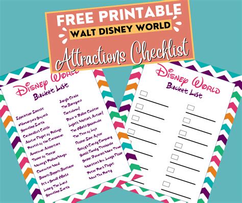 Disney World New Attractions 2024 Printable - Elane Harriet