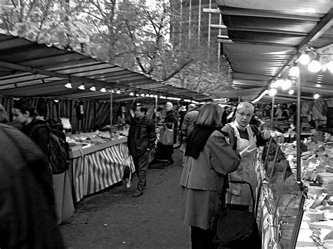 Sur le Marché Edgar Quinet Paris noir et blanc regis frasseto Flickr