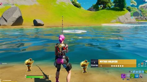 Of The Luckiest Mythic Goldfish Catches On Fortnite Battle Royale