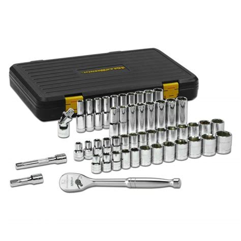 GearWrench® 80700P - 1/2" Drive 6-Point SAE/Metric Ratchet & Socket Set ...