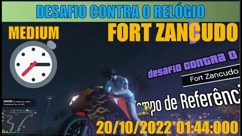 Time Trial Fort Zancudo 01 44 000 20 10 2022 Desafio Contra O