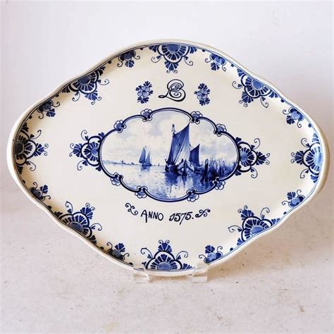 Porceleyne Fles Delft Delft Blue Service Tray Made For Catawiki