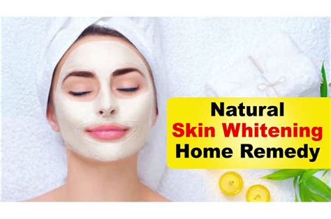 Natural Skin Whitening Remedies At Home