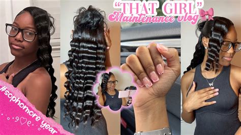 “that Girl” Back To School Prep Maintenance Vlog🎀 Sophomore Year