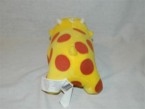 Maggie And The Ferocious Beast 7 Standing Plush Stuffed Yellow Red