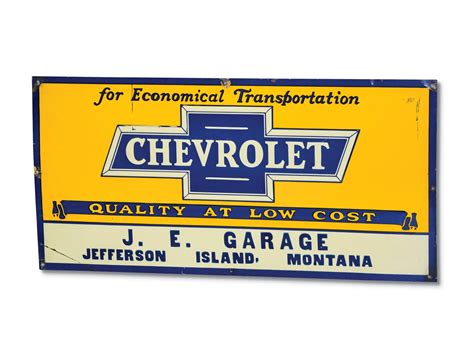 Chevrolet Bowtie Sign Auburn Spring 2019 RM Sotheby S