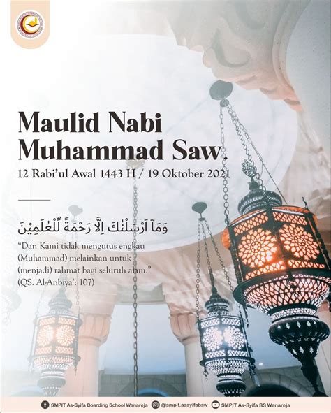 Memperingati Maulid Nabi Muhammad Saw Rabi Ul Awwal H Smpit