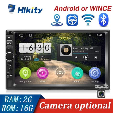 Hikity Car Radio Android Wince Multimedia Player Din Touch Screen