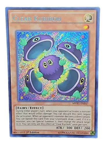 Clear Kuriboh Yugioh Secret Rare Ingles Meses Sin Intereses