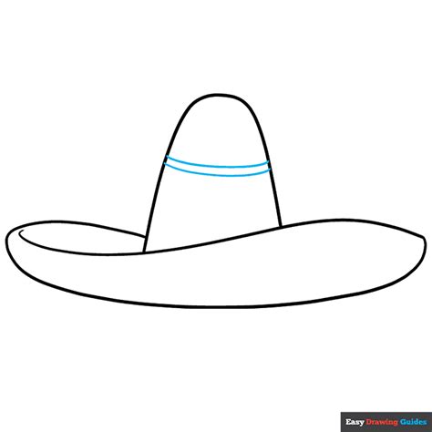 How to Draw a Sombrero - Really Easy Drawing Tutorial